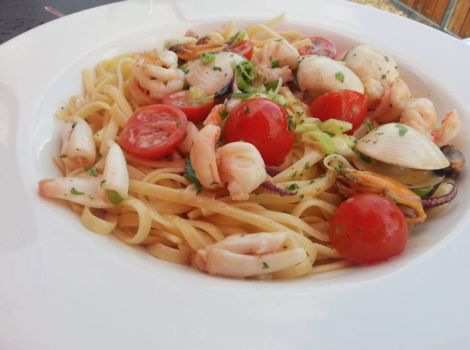 Pasta with Swordfish and Cherry Tomato Sauce