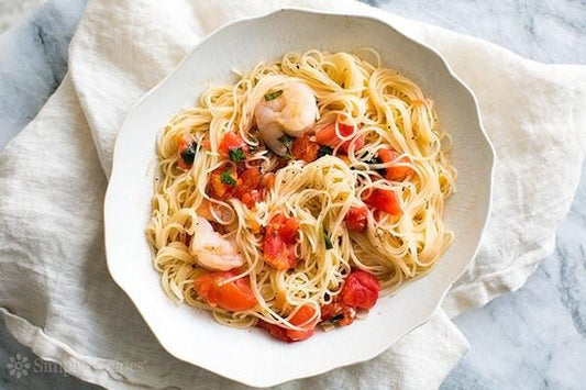 Pasta Pomodoro with Shrimp