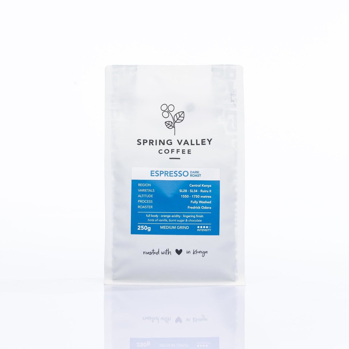 Spring Valley Dark Roast Coffee (Medium Grind)- Espresso
