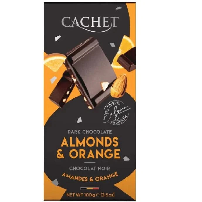 Cachet - Dark Chocolate Almonds & Orange