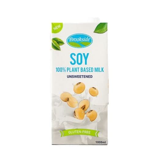 Brookside Unsweetened Soy Milk 1L