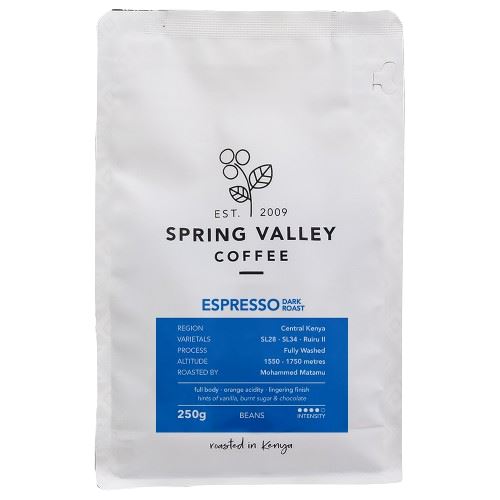 Spring Valley Dark Roast (medium grind) Coffee - Espresso at zucchini