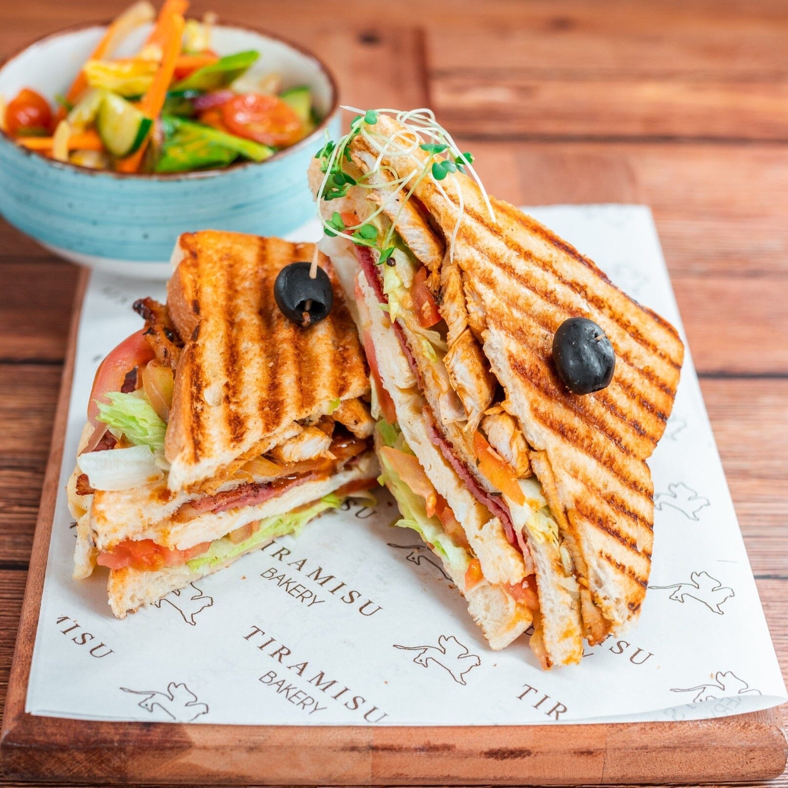 Grilled Chicken Club Sandwich