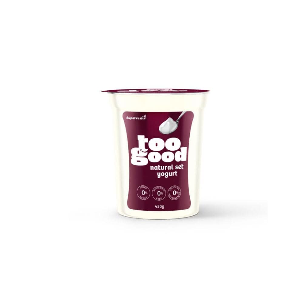 Too Good- Natural set yoghurt at zucchini