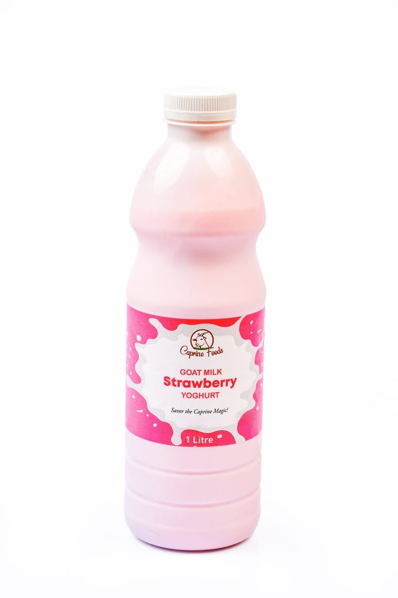 Caprine Goat-Milk Strawberry Yoghurt