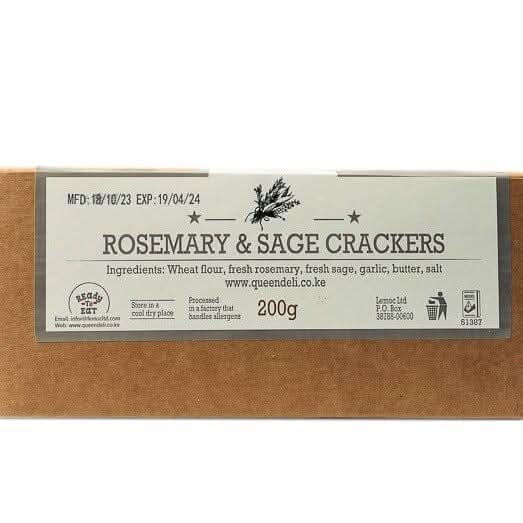 Queen Deli Rosemary & Sage Crackers 200g