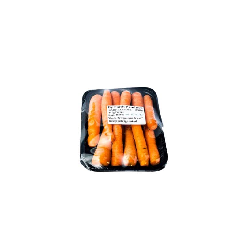 Baby Carrots packed at zucchini