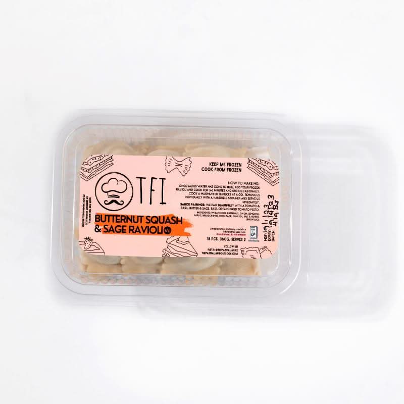 The Fat Italian Butternut Squash & Sage Ravioli