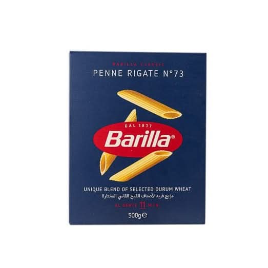 Barilla penne rigate at zucchini