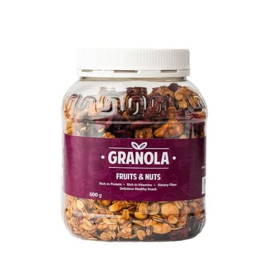 Zucchini Fruits and Nuts Granola