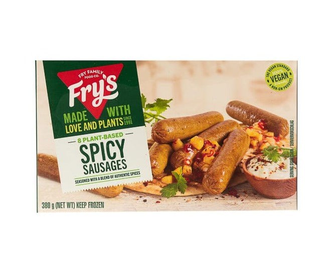 Fry's Meat Free 8 Spicy Sausages 380g