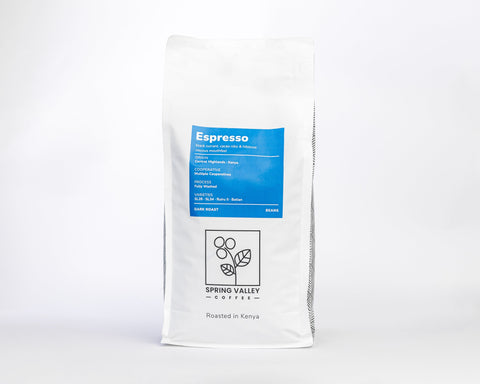 Spring Valley Dark Roast Coffee (Beans) - Espresso