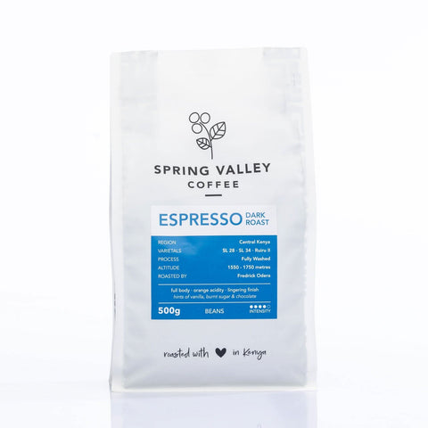 Spring Valley Dark Roast Coffee (Beans) - Espresso