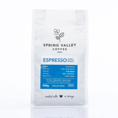 Spring Valley Dark Roast Coffee (Medium Grind)- Espresso