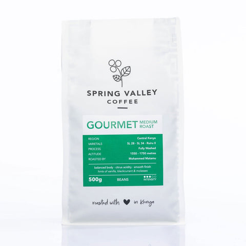 Spring Valley Medium Roast Coffee (Beans) - Gourmet