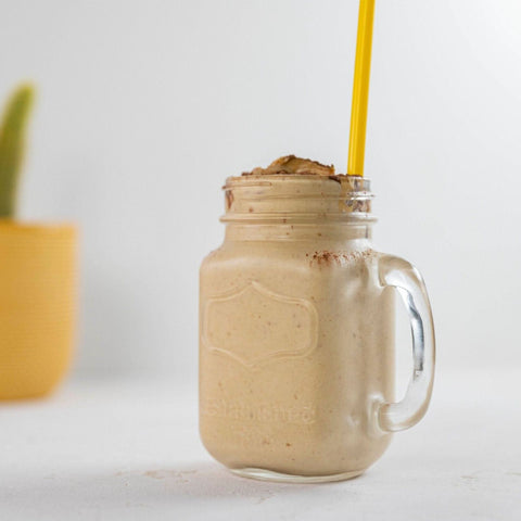 Salted caramel & peanut butter milkshake at zucchini