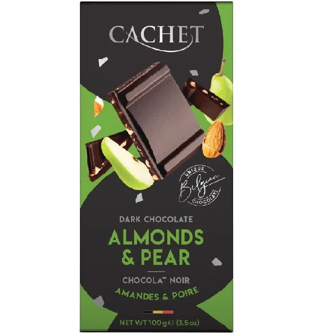 Cachet - Dark Chocolate Almonds & Pear