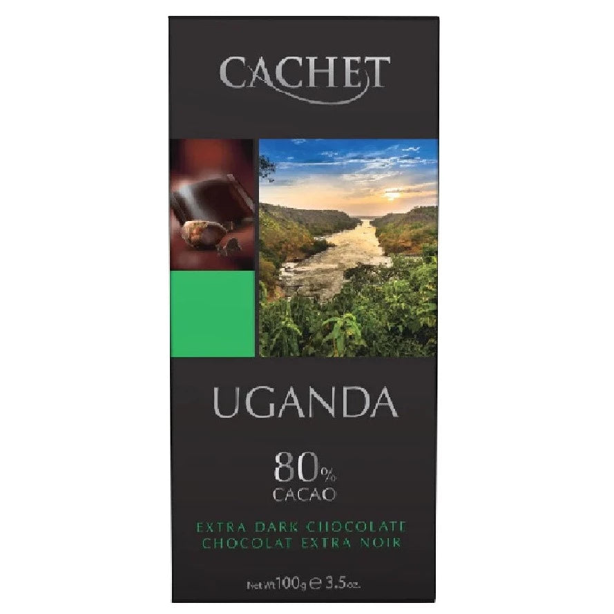 Cachet - Uganda Extra Dark Chocolate 80% Cacao