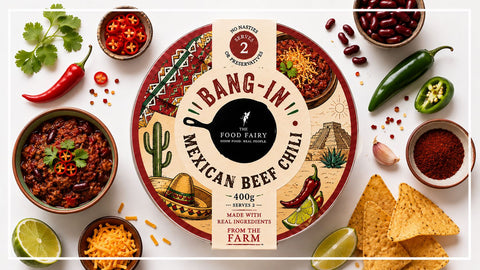 The food fairy Bang-In Mexican Beef Chili 400g