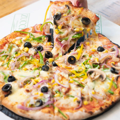 Zucchini Deli Vegetarian Delight Pizza