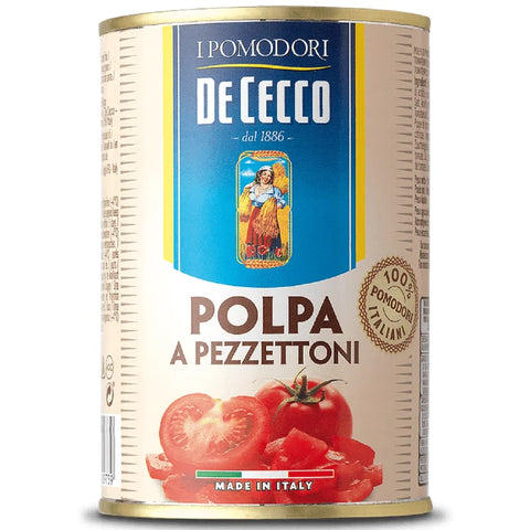 De Cecco Polpa a Pezzettoni (Chopped Tomato Pulp) 400G