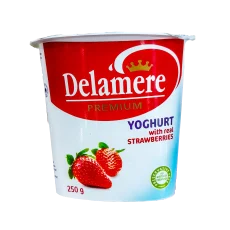 Delamere Yoghurt with Real Strawberries.