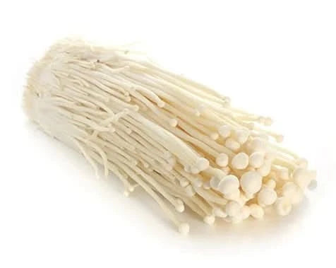 Enoki Mushroom packed at zucchini