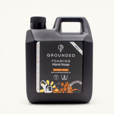 Grounded Foaming Hand Soap Tea Tree & Clove -1L Refill