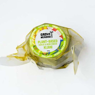 Grove and Meadow Plant Based Garlic & Herb Kijani Cheese at zucchini