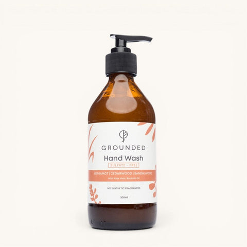 Grounded Hand Wash Gel Bergamot + Cedar + Sandalwood 300ml