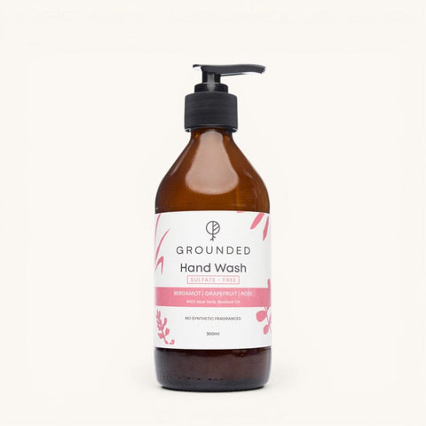Grounded Hand Wash Gel Bergamot + Grapefruit + Rose 300ml
