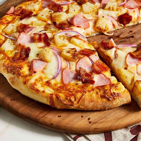 Zucchini Deli Hawaiian Pizza