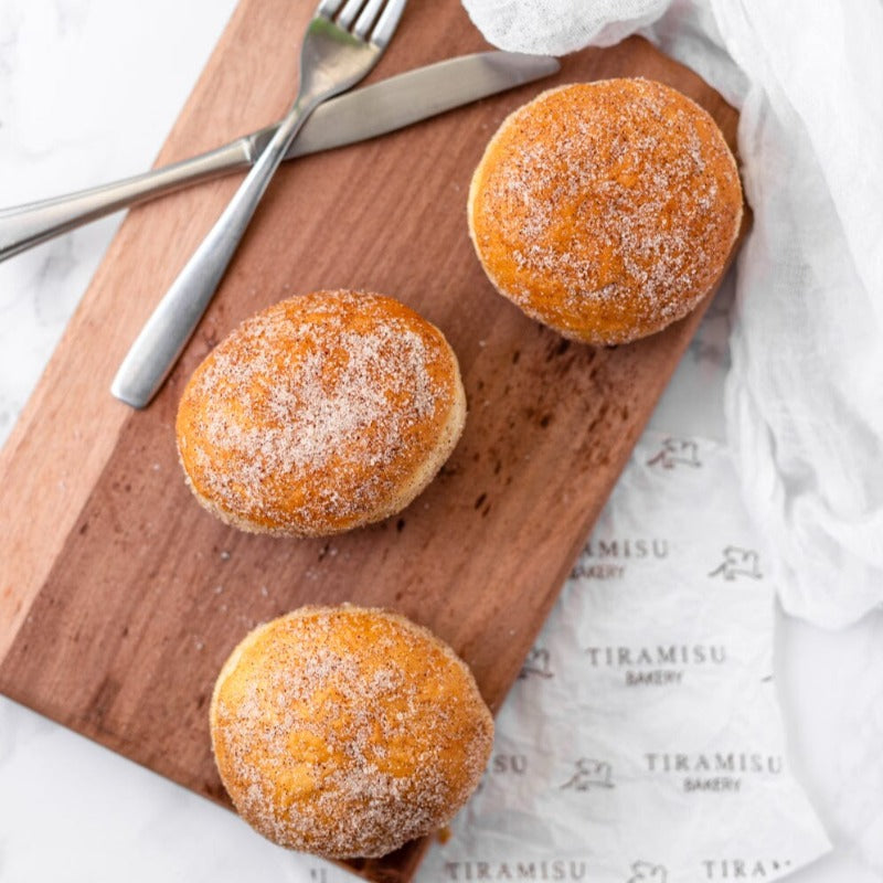 Tiramisu - Plain with Cinnamon Sugar Doughnut