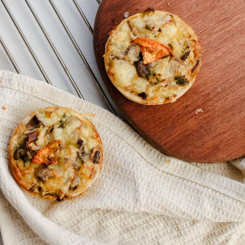 Tiramisu - Mushroom Quiche