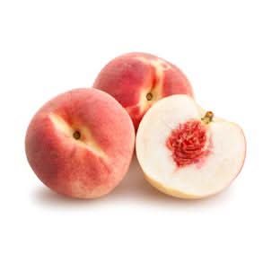 Imported peaches at zucchini