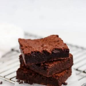 Tiramisu plain brownie at zucchini