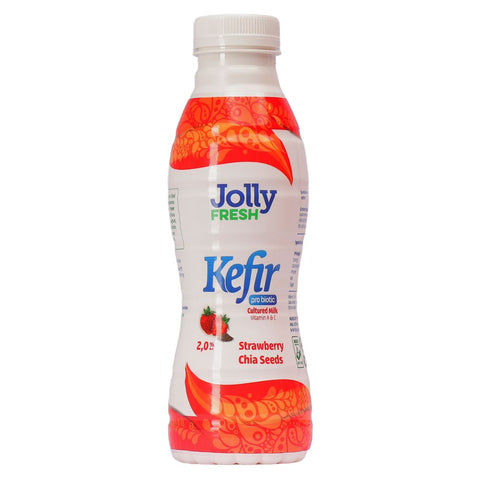 Kefir Probiotic Yoghurt - Strawberry ( with chia seeds )