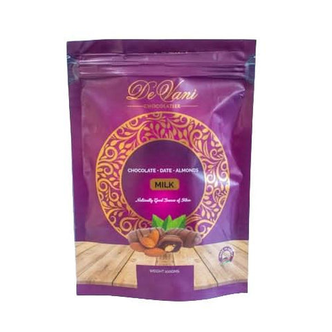 De Vani Chocolatier - Milk Chocolate Date Almonds at zucchini