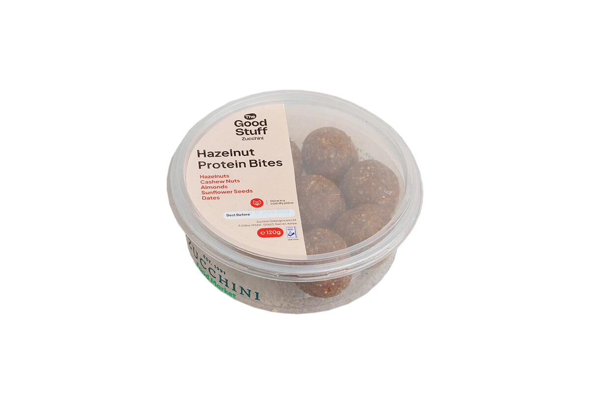 TGS Hazelnut Protein Bites