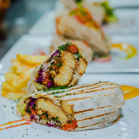 Classic falafel wrap at zucchini