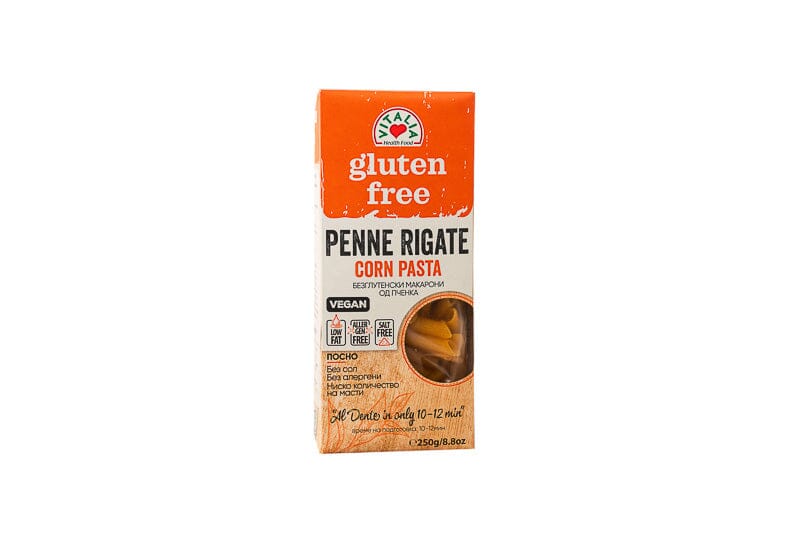 Vitalia Gluten Free Corn Pasta - Penne Rigate