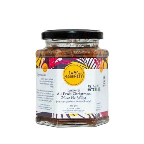 Jars of Goodness Luxury All Fruit Christmas Mince Pie Filling.