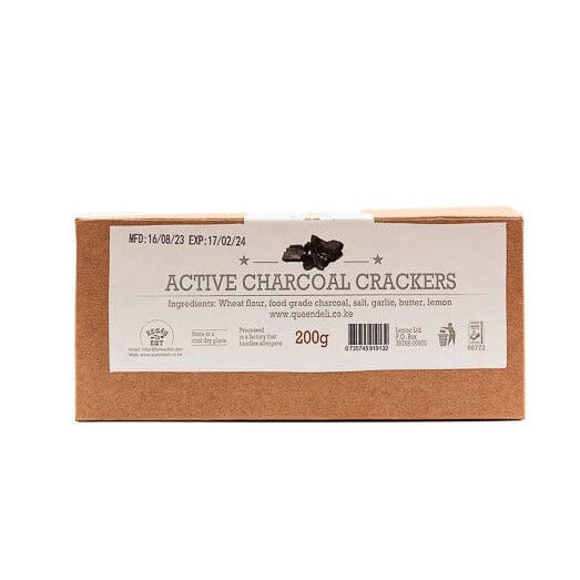 Queen Deli Active Charcoal Crackers 200g