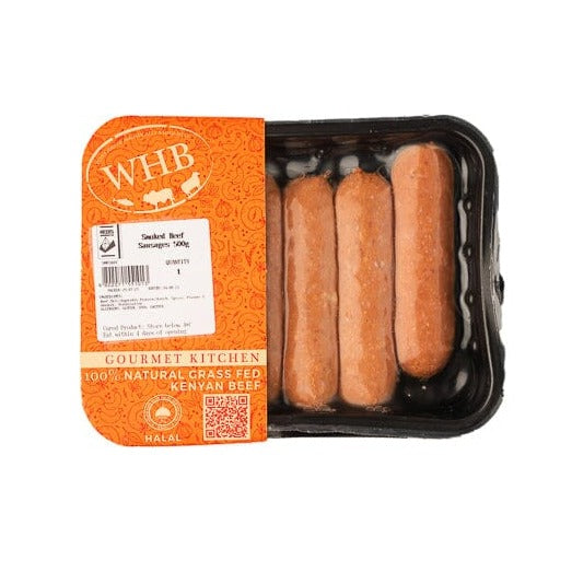 The Well Hung Butcher Smoked Beef Sausages 500g