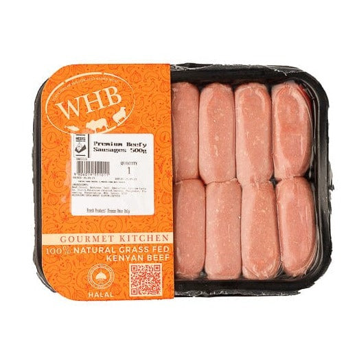 The Well Hung Butcher Premium Beefy Sausages 500g