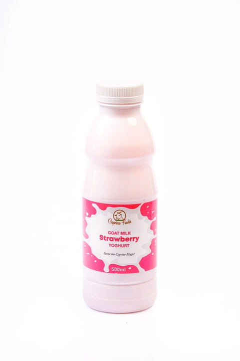 Caprine Goat-Milk Strawberry Yoghurt