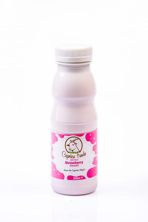 Caprine Goat-Milk Strawberry Yoghurt