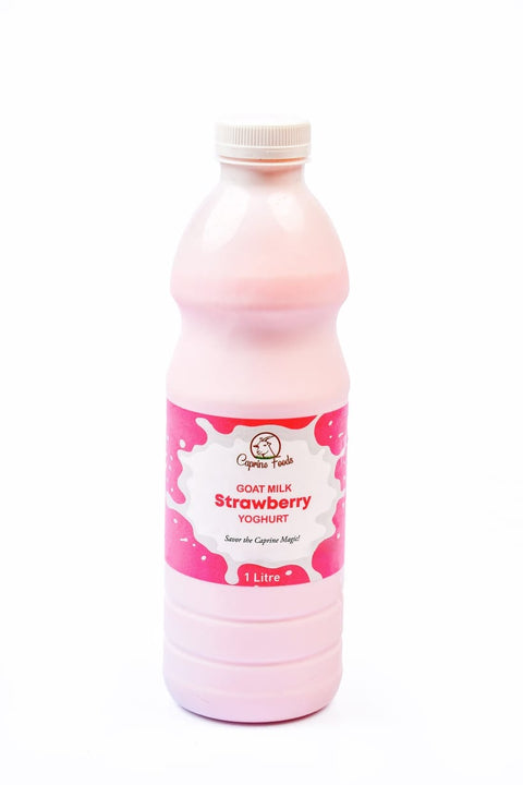Caprine Goat-Milk Strawberry Yoghurt