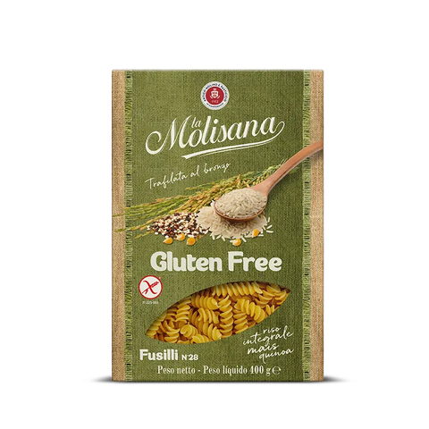 LA MOLISANA FUSILLI GLUTEN FREE No. 28 400G