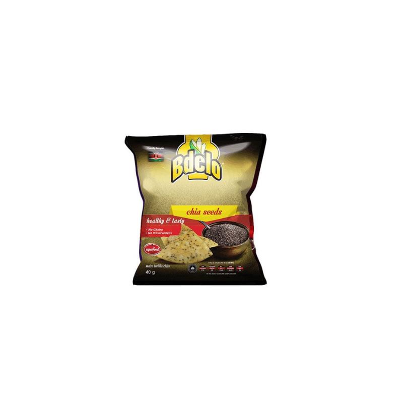 Bdelo Maize & Chia Seeds Tortilla Chips 40g